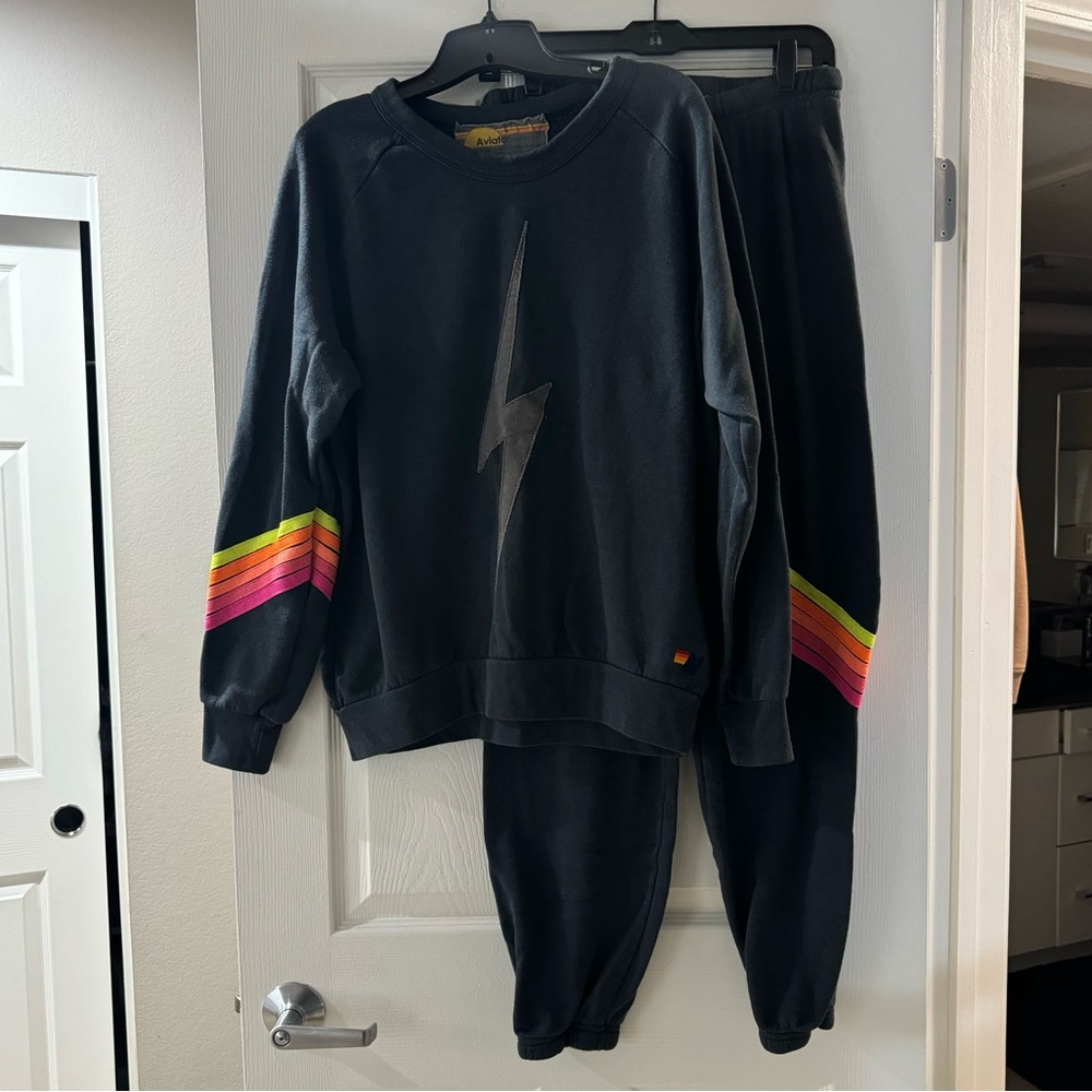 Aviator nation Bolt sweatshirt and sweatpants